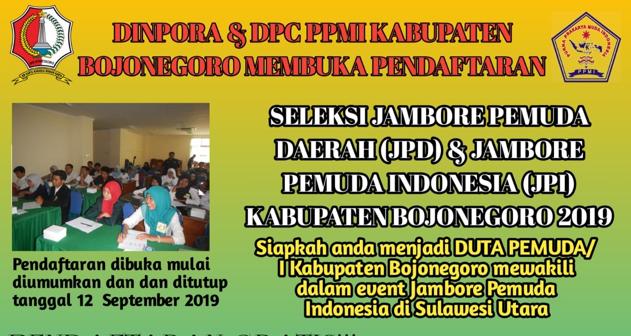 Seleksi Jambore Pemuda Daerah (JPD) Kabupaten Bojonegoro