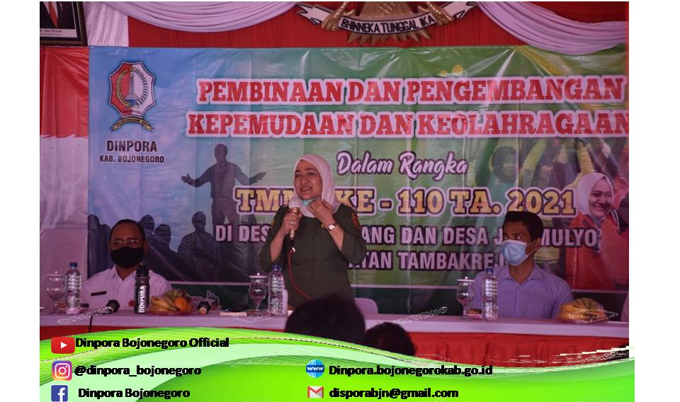 Pembinaan Organisasi Kepemudaan dalam rangka TMMD Ke-110 TA. 2021 di Desa Ngrancang Tambakrejo