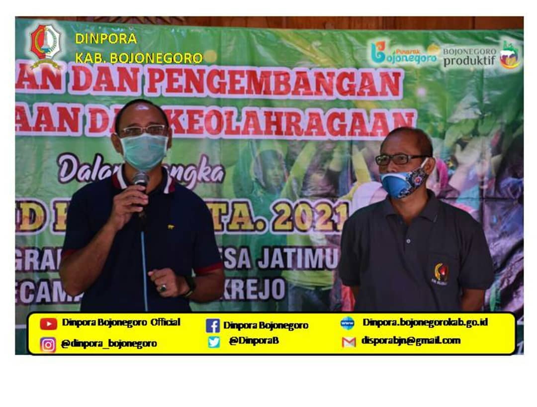 Pelatihan Senam Energik Bojonegoro dalam rangka TMMD Ke-110 TA. 2021 di Desa Ngrancang Tambakrejo
