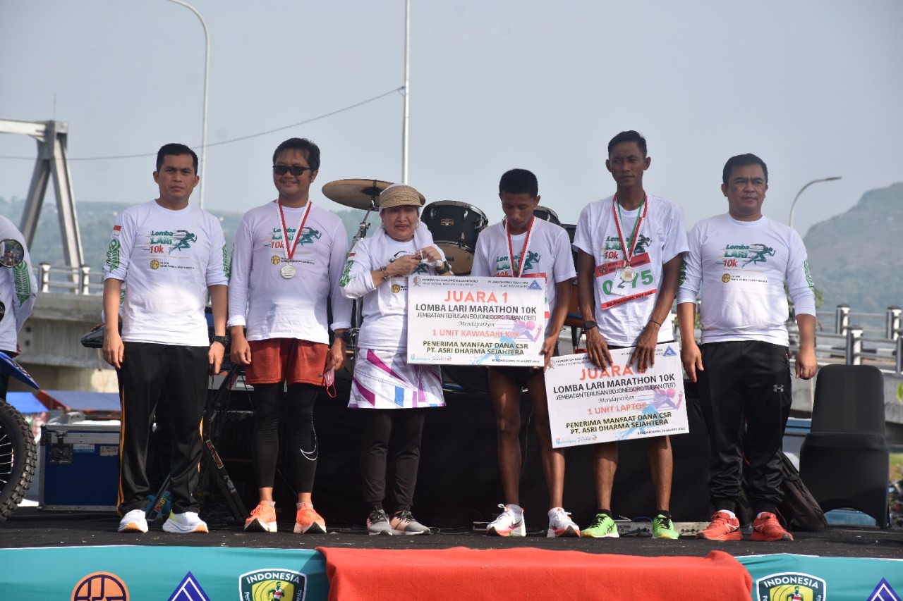 LOMBA LARI MARATHON 10 K JEMBATAN TERUSAN BOJONEGORO-TUBAN (TBT)