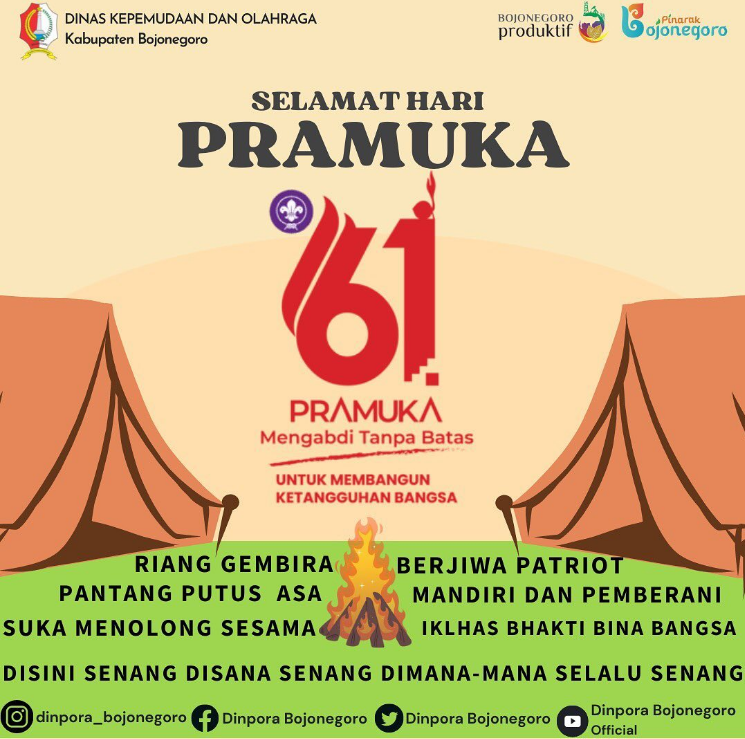 "SELAMAT HARI PRAMUKA KE 61"