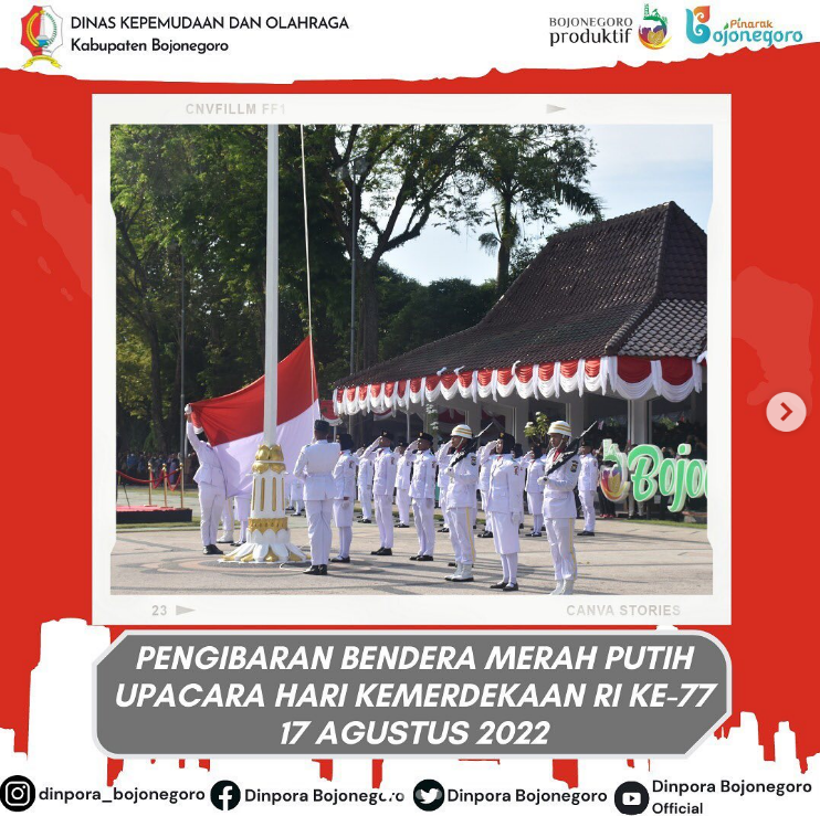 PENGIBARAN BENDERA MERAH PUTIH
