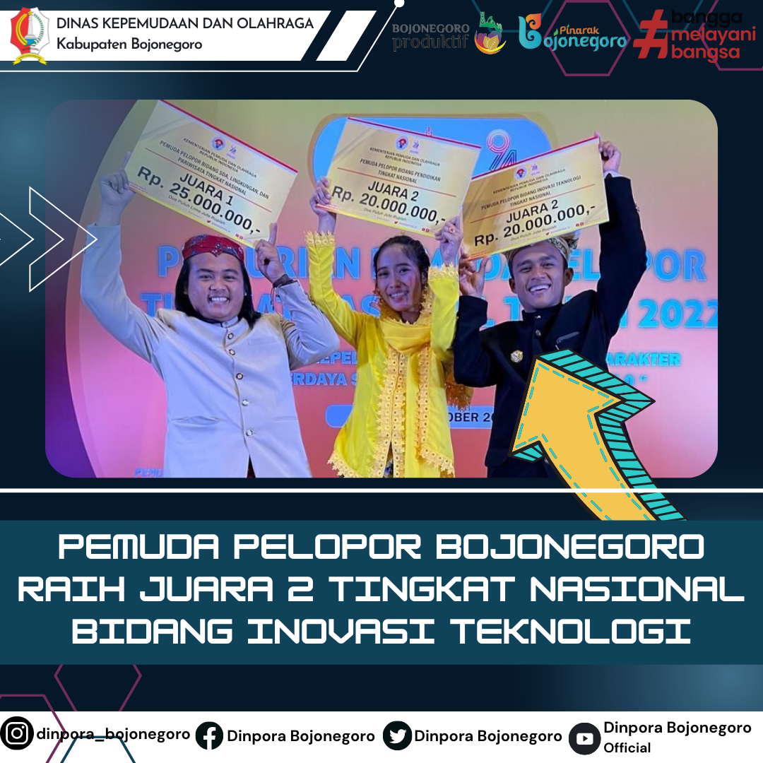 PEMUDA PELOPOR BOJONEGORO RAIH JUARA 2 TINGKAT NASIONAL