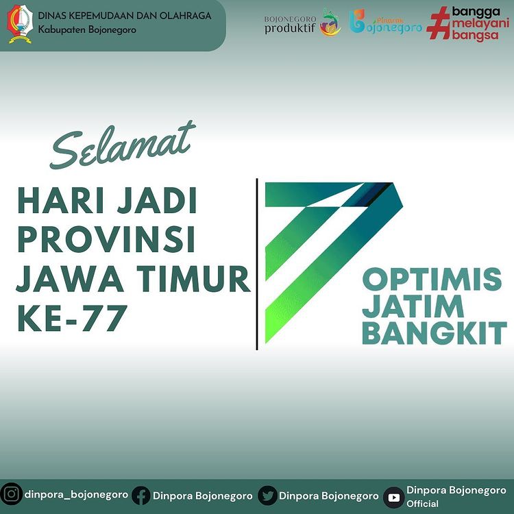 Hari Jadi Provinsi Jawa Timur ke - 77