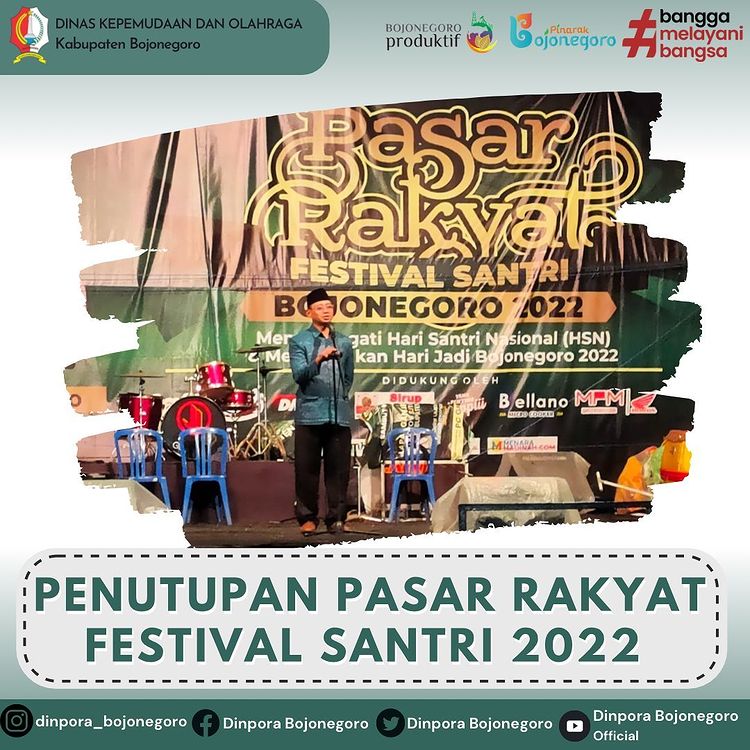 Penutupan Pasar Rakyat Festival Santri 2022