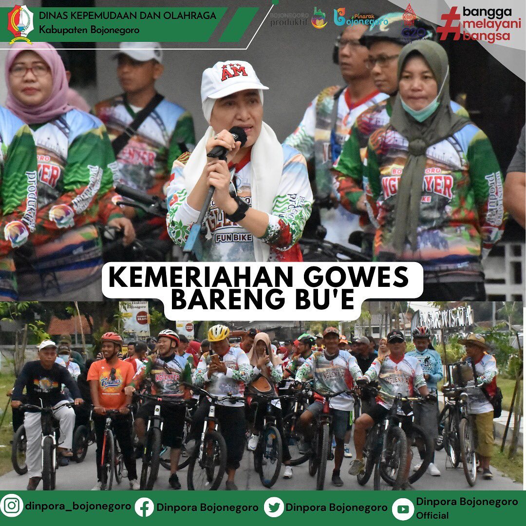 Kemeriahan Gowes Bareng Bu'e