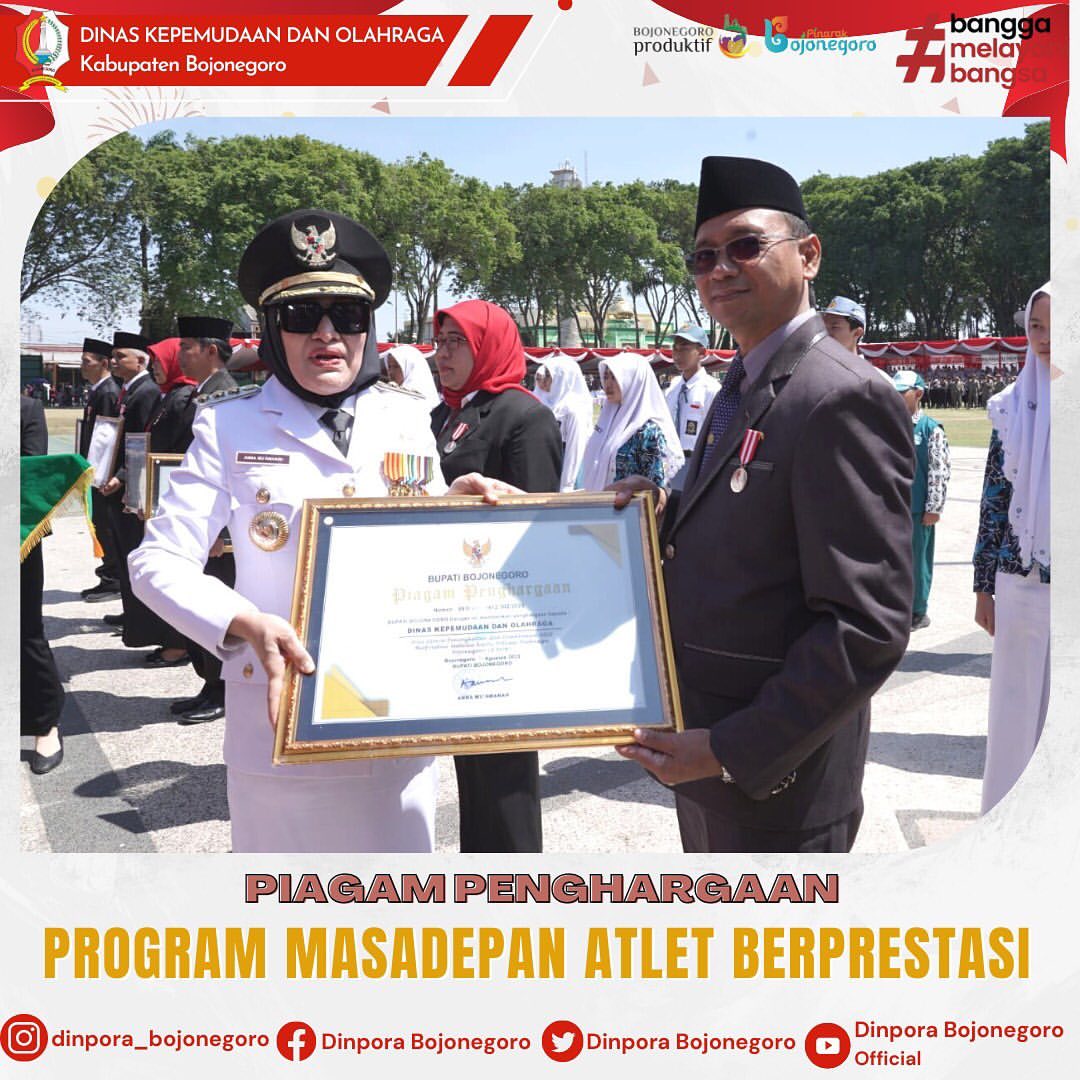 PIAGAM PENGHARGAAN "PROGRAM MASADEPAN ATLET BERPRESTASI"