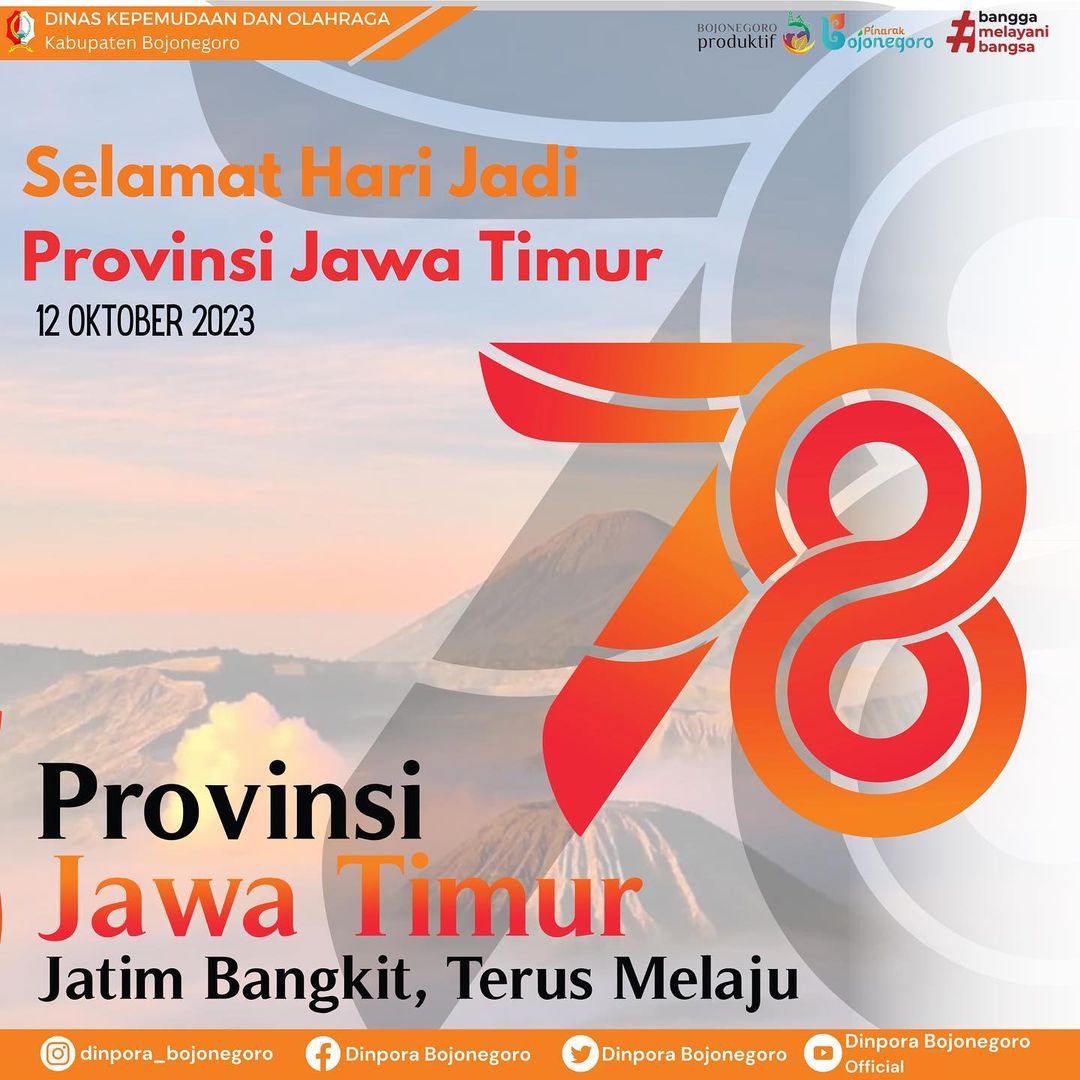 SELAMAT HARI JADI PROVINSI JAWA TIMUR