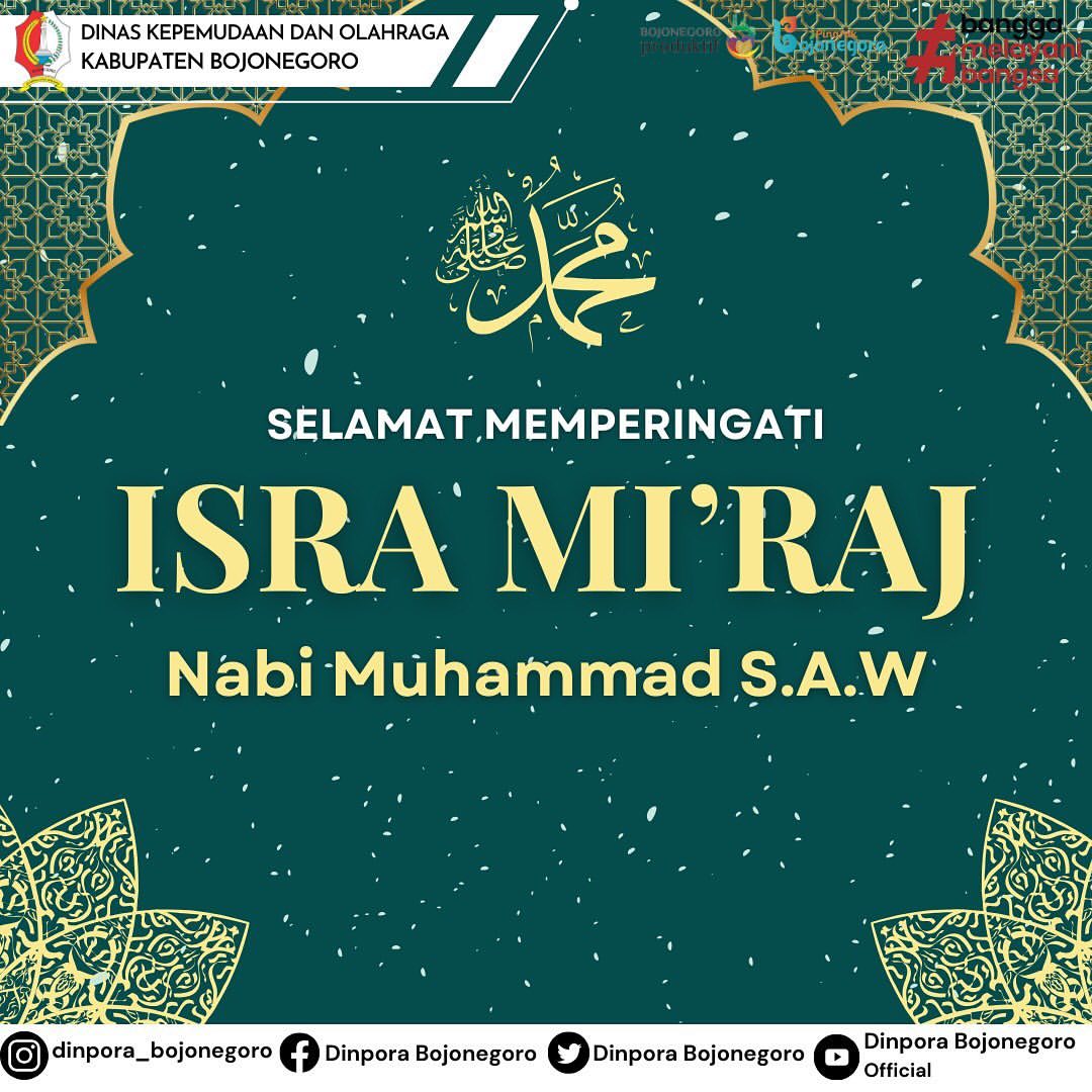 SELAMAT MEMPERINGATI ISRA MI'RAJ NABI MUHAMMAD S.A.W