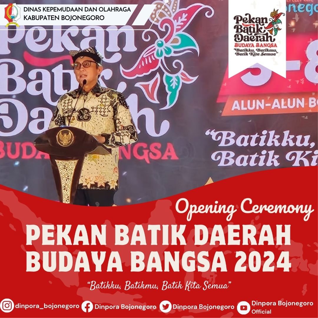 PEKAN BATIK DAERAH BUDAYA BANGSA 2024
