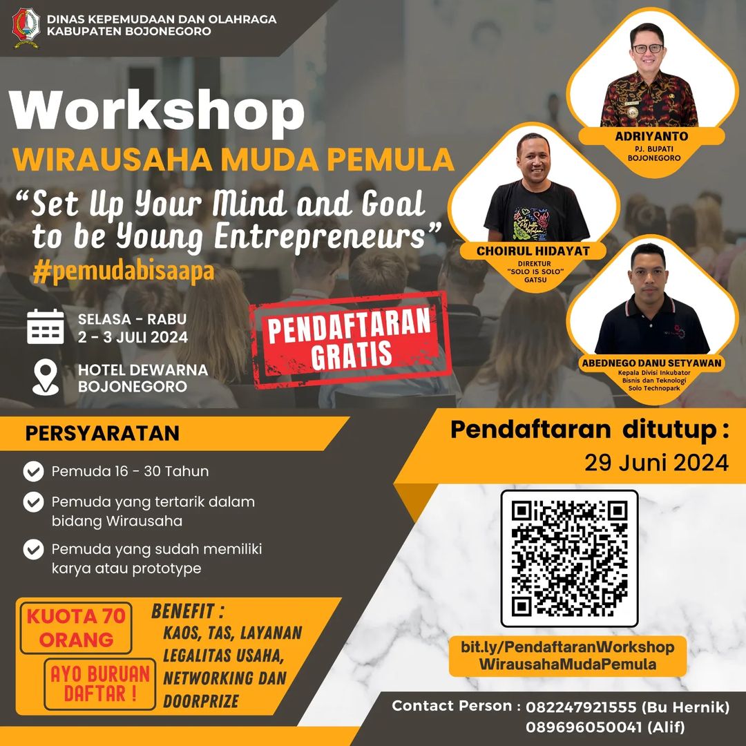 WORKSHOP WIRAUSAHA MUDA PEMULA