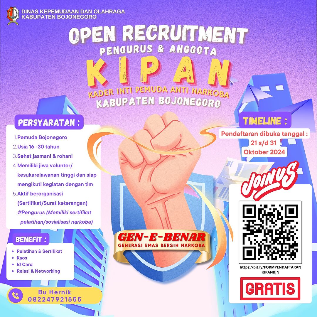 Open Recruitment KIPAN Bojonegoro