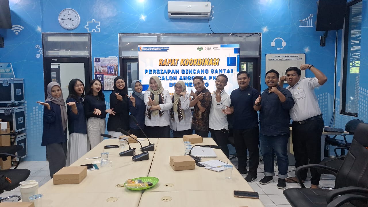 Bidang Kepemudaan Dinpora Bojonegoro Gelar Rakor Persiapan “Bincang Santai” Calon Anggota FKP