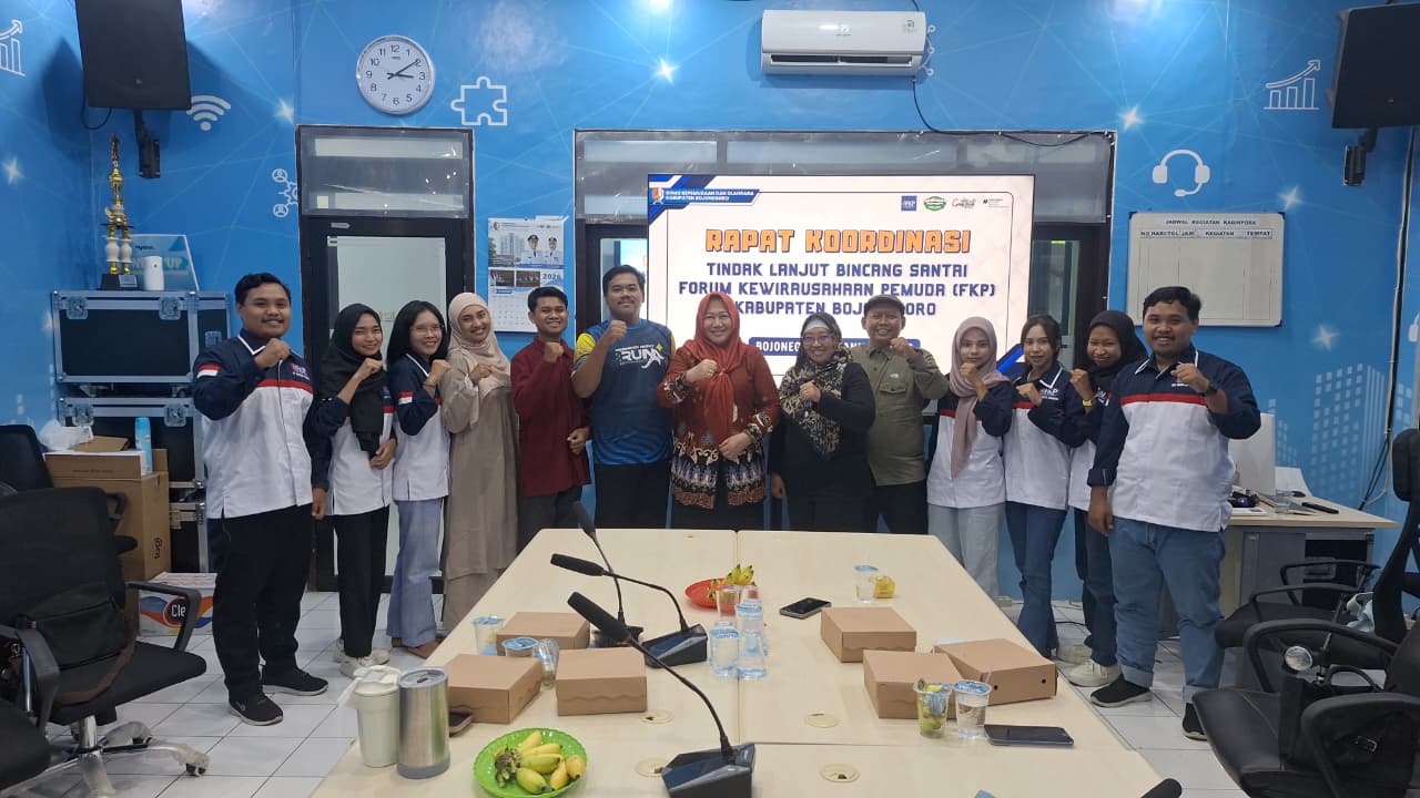 Rapat Koordinasi Tindak Lanjut Bincang Santai Forum Kewirausahaan Pemuda Bojonegoro